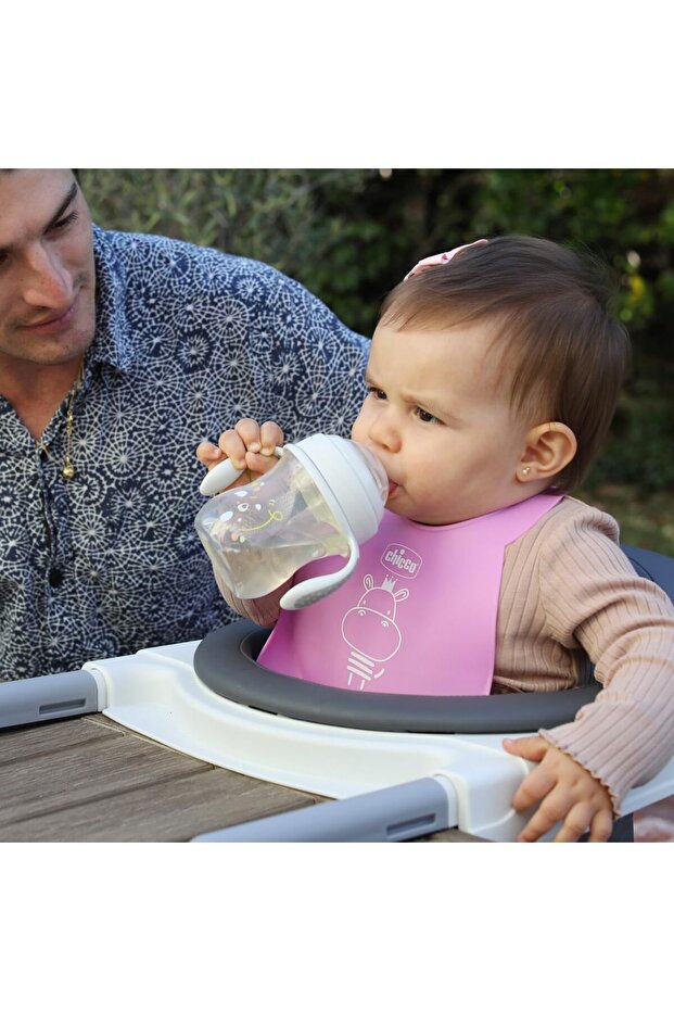 كوب انتقالي للأطفال من عمر 4 أشهر فما فوق، رمادي - 2