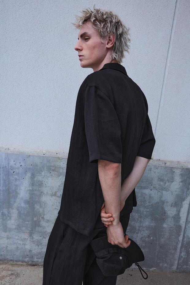 Kısa kollu rustik gömlek - 3