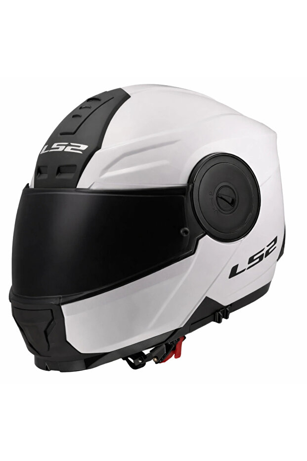 SCOPE 2 BEYAZ KASK (SİYAH VİZÖR) - 2