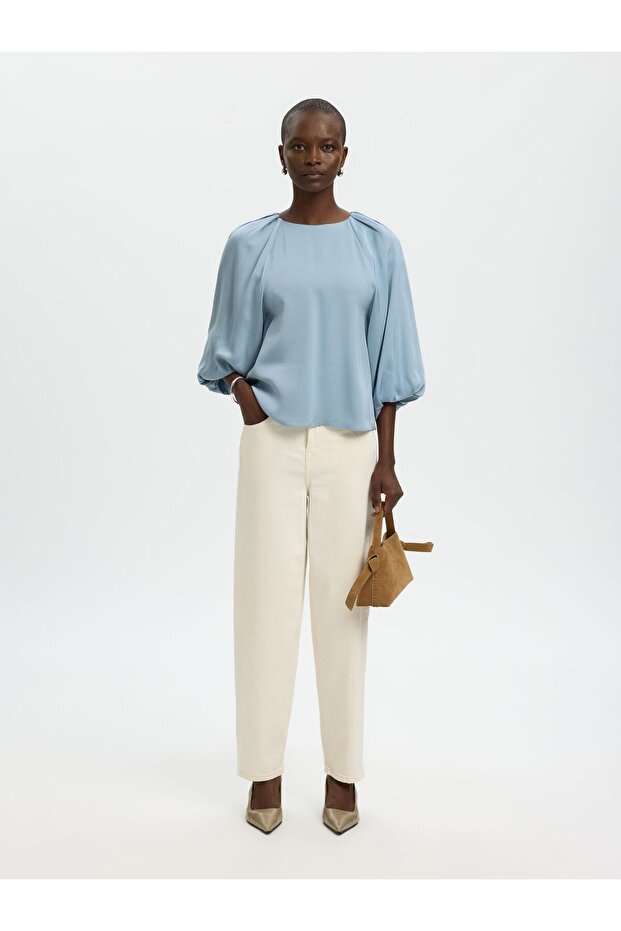 Bluse mit 3/4 Ärmeln Viskose - 6