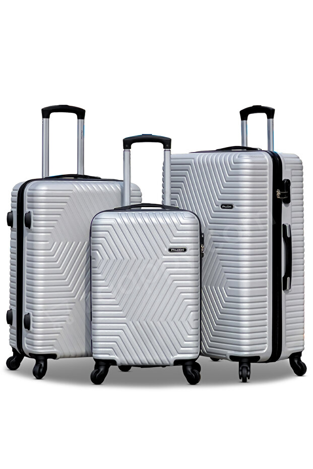 Hard Shell Lightweight ABS 3 PCS Set (20/24/28 Inch) Luggage, Secured Lock, Smooth Wheel Suitcase