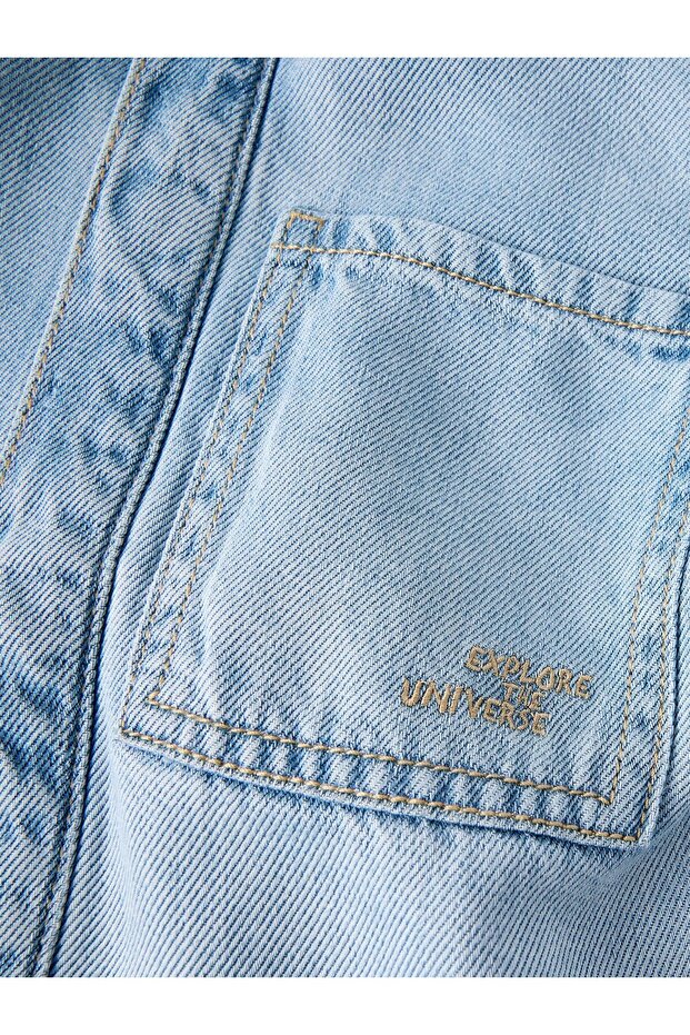 Hemd Kapuzen Denim - 4