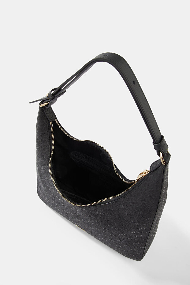 SİYAH MONOGRAM ÇANTA - 6