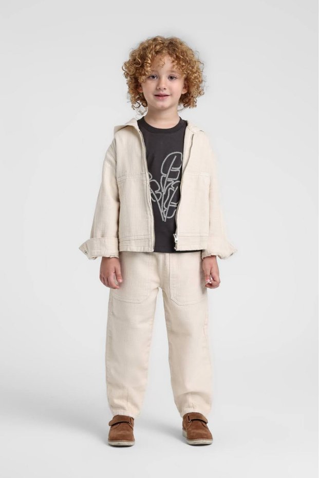 1-5 Years Old Cotto London Boys' 3-Piece Set-Latte
