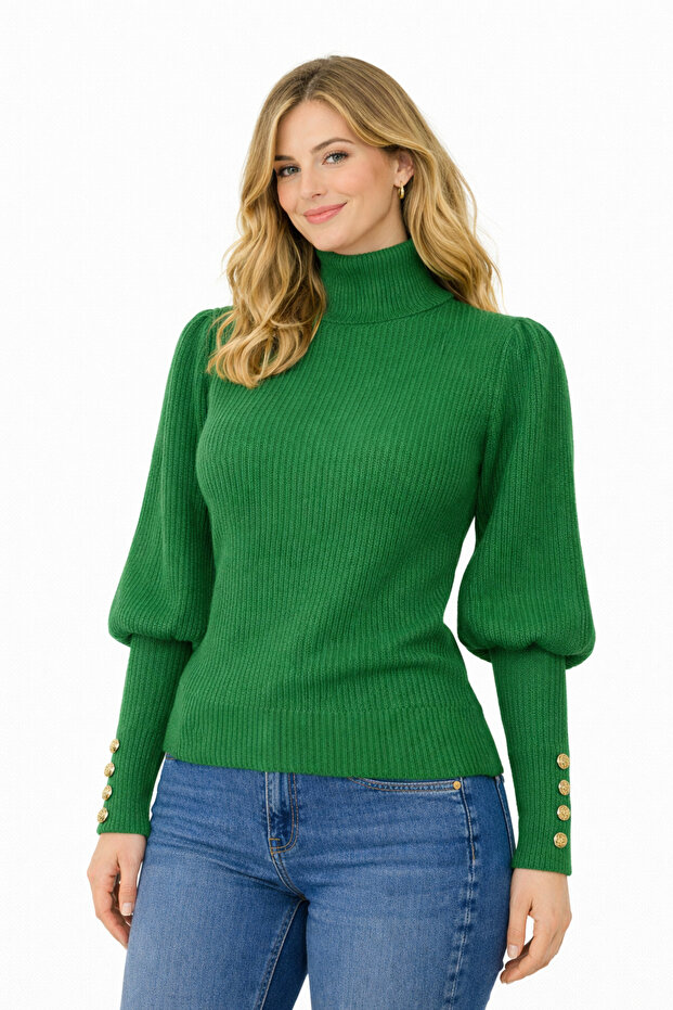 Women's Turtleneck Knitwear Sweater 7313