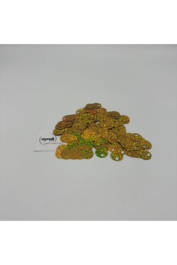 رقائق ذهبية - 50 جرام - ذهبية منقوشة - 1