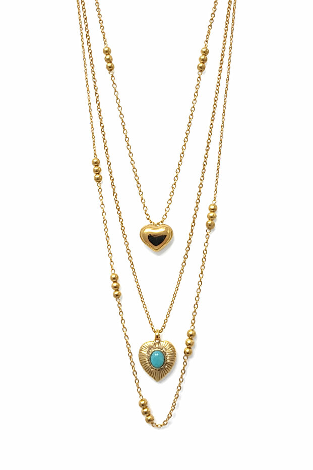 Stainless Steel 316L Stainless Steel 3-Piece Necklace Set