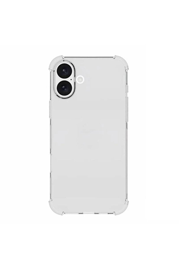 Shockproof Clear Silicone Case for iPhone 16 - 2