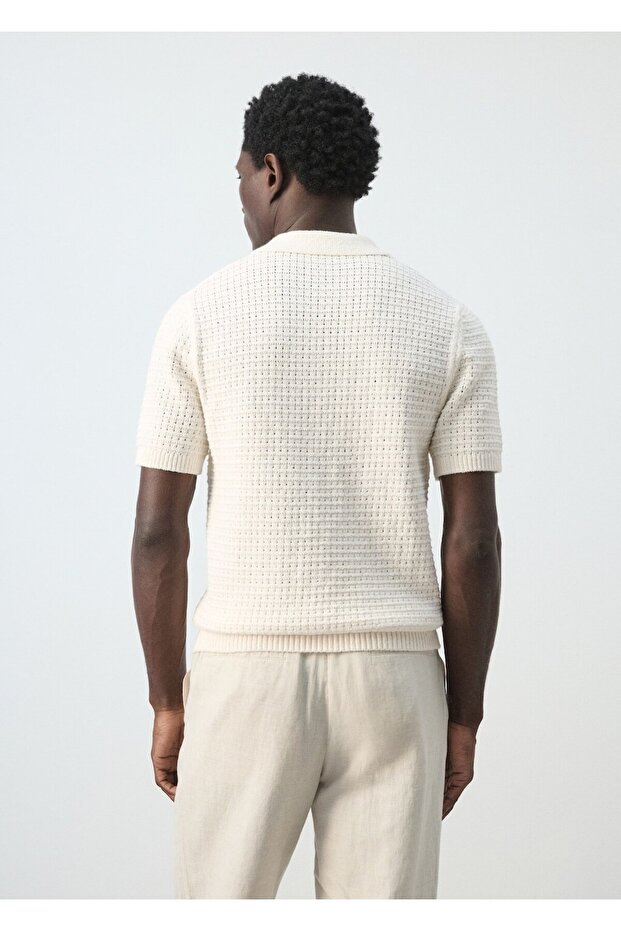 Ajur örgü gömlek - 4