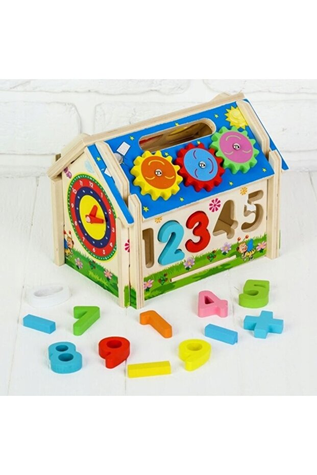 Educational sorter, house with interactive elements - 1