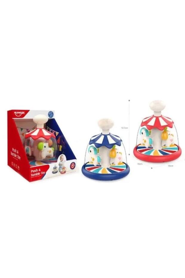 Interactive toy, circus carousel, movement function - 1