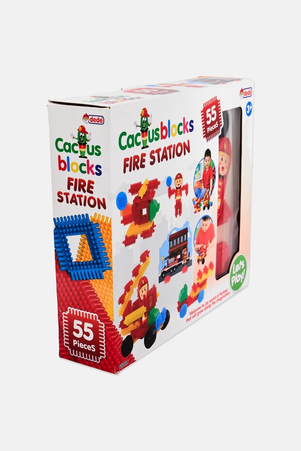 Cactus Blocks Fire Station Building Sets - 4