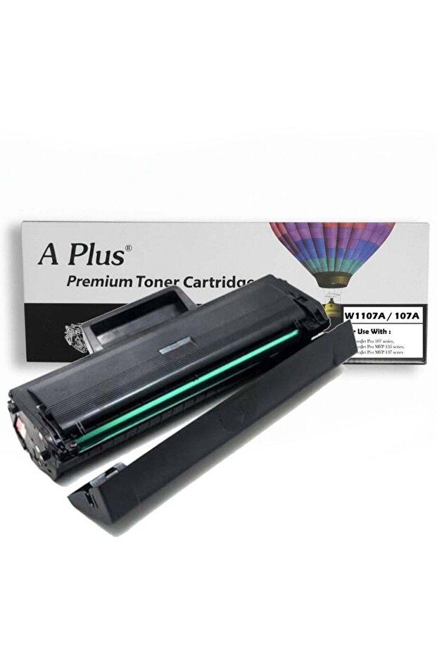 APlus Compatible 107A W1107A Black Toner Cartridge for HP Laser 107a, 107w, MFP 135a, 135w, 1