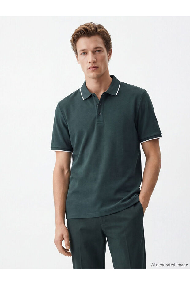 Nevavm with a Difference Polo Collar Men's T-Shirt