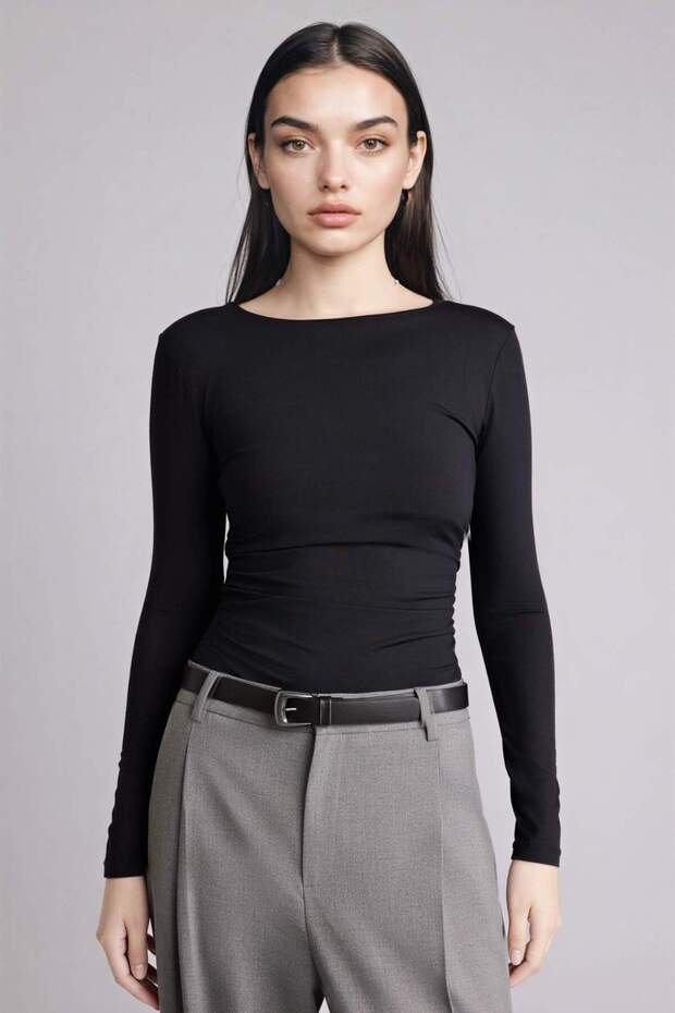 Slım Fıt Basıc Tişört G9201AX26SP - 4