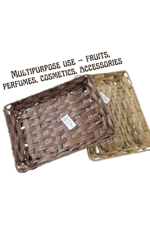 سلة تخزين منسوج متعددة الأغراض - 6