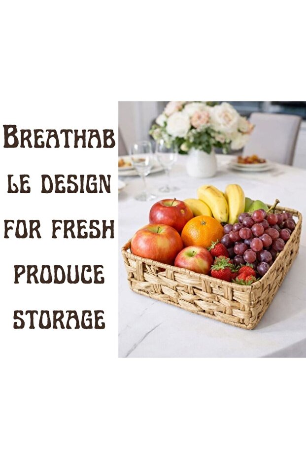 سلة تخزين منسوج متعددة الأغراض - 3