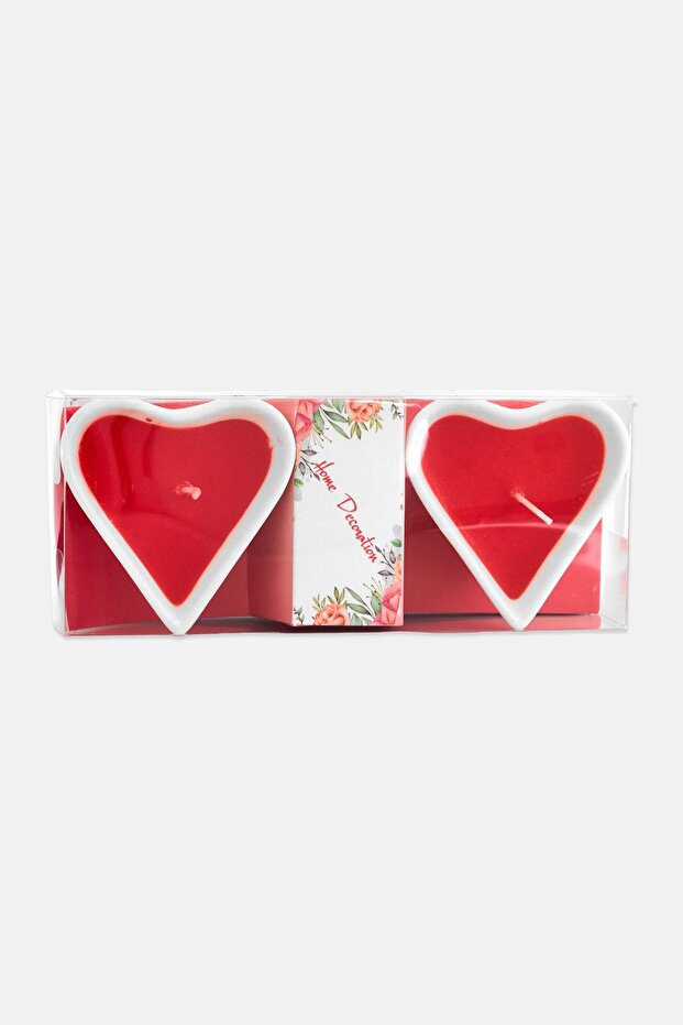 2 Pieces Decorative Scented Candle 80 g, Assorted