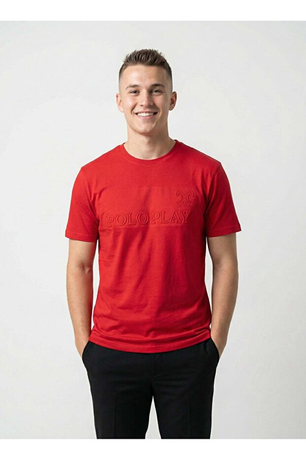 Mens Graphic T-shirt -RED