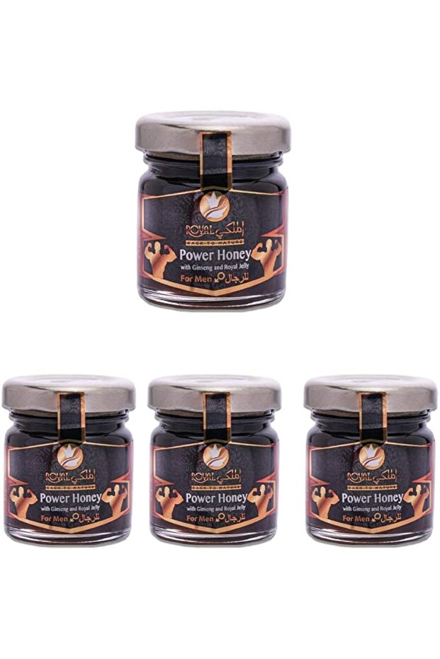 Power Honey for Men - 50g 100% Pure Honey, Natural Sider Honey, Boost Metabolism (4 Pieces)