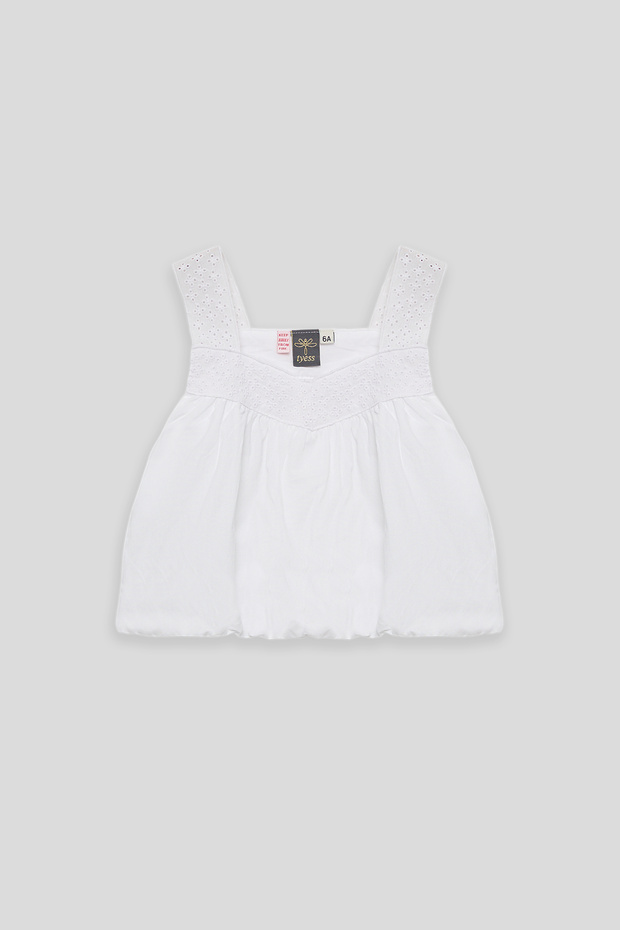 Girl White Blouse