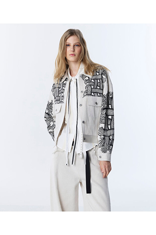 HALAT DESEN GÖMLEK CEKET - 1