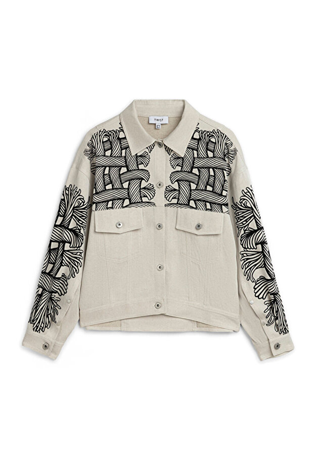 HALAT DESEN GÖMLEK CEKET - 3