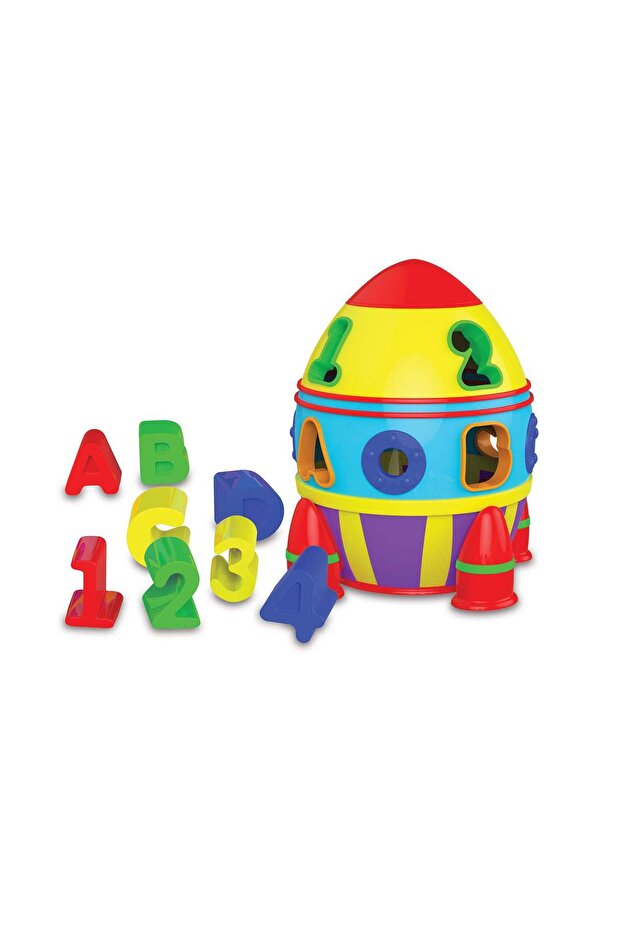 Rocket shape sorting toy - 3