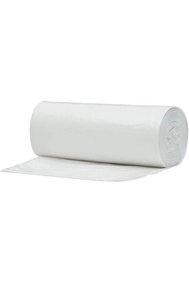 White Bio Degradable Garbage Bags Roll, 100Bags/Roll, 45 X 50CM, 30 Microns 5Gal