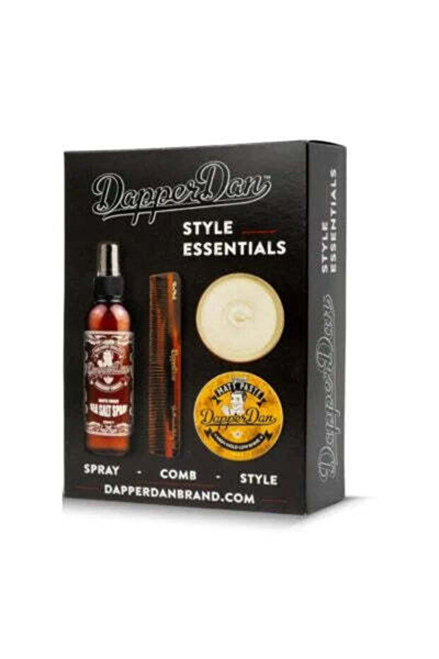 Style Essentials Pack Matt Paste (pomade + salt spray + styling comb) - 1