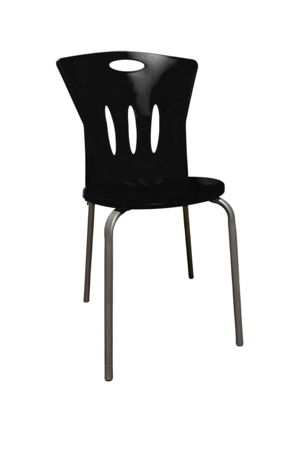 Siyah Plastik Sandalye - 1
