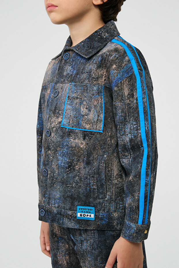 Boy Patterned Jacket - 3