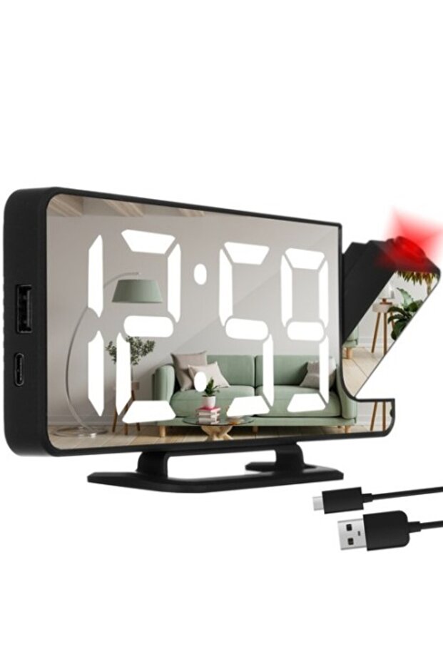 Alarm Clock with Ceiling Projection - 2