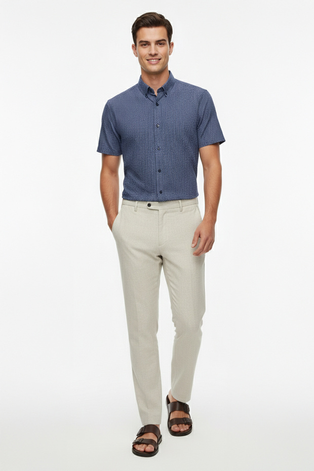 قميص منقوش للرجال - 2