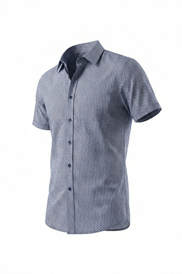 Erkek Desenli Gömlek - 4