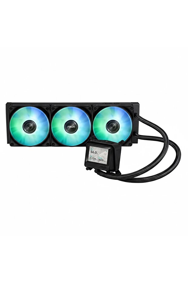 مبرد سائل أسود MAX Gaming LC 360 ARGB LCD بطول 360 مم (90RC01G1-B0EAY0)
