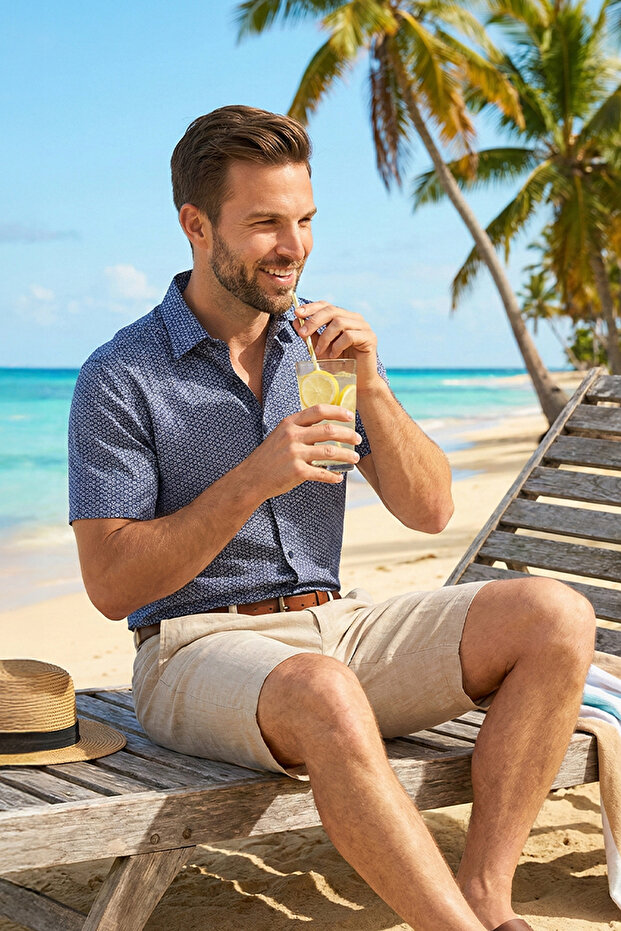 Erkek Desenli Gömlek - 3