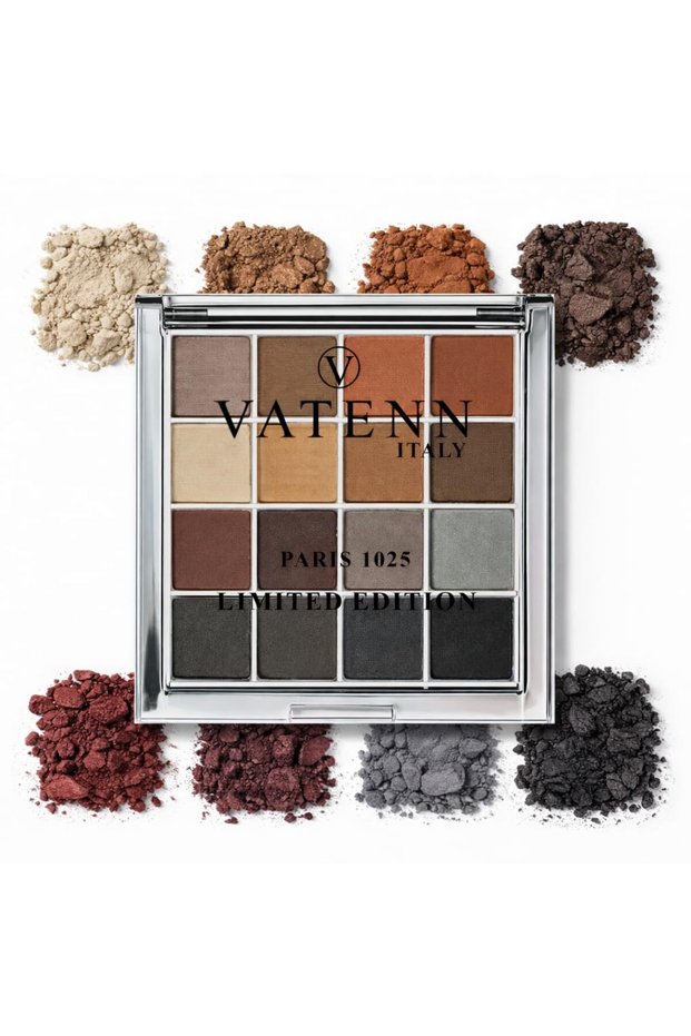 Limited Edition Eyeshadow Palette - 16 Highly Pigmented Matte & Shimmer Shades, Vegan & Cruelty-Fr