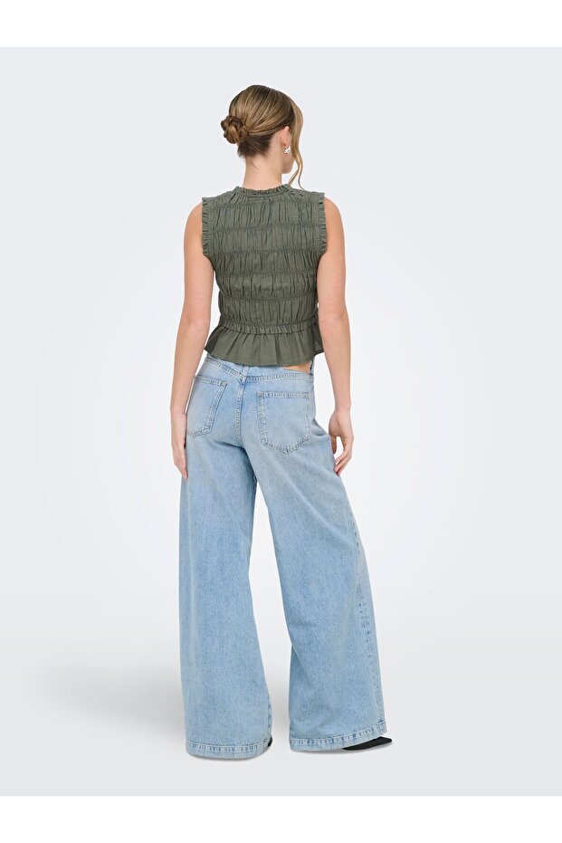 Bluse ONLGOA Leinen Bluse - 4