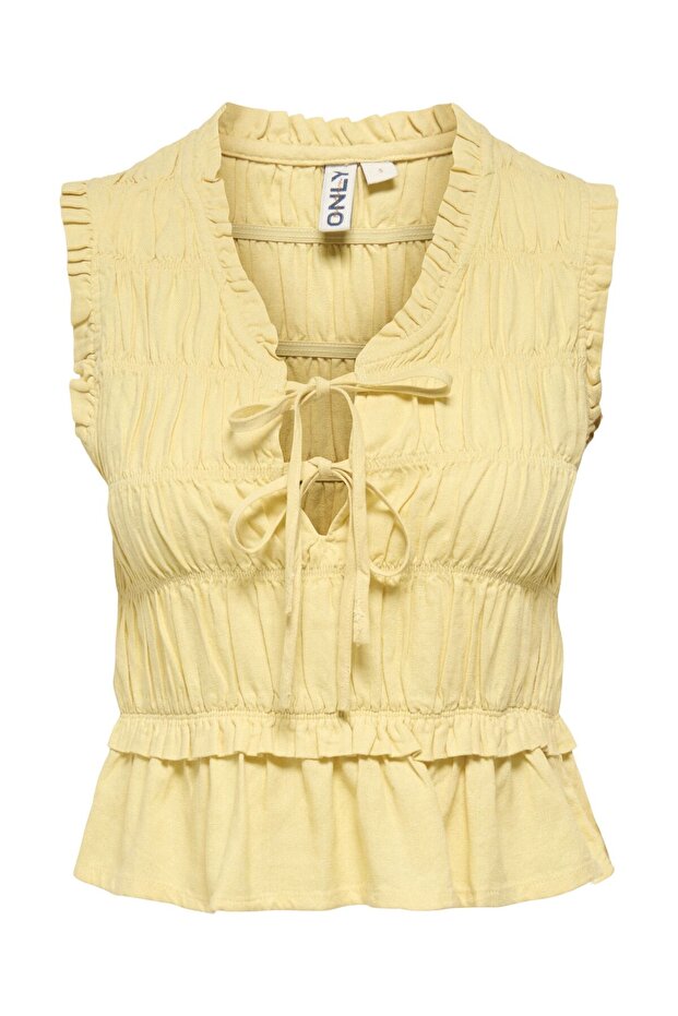 Bluse ONLGOA Leinen Bluse - 2