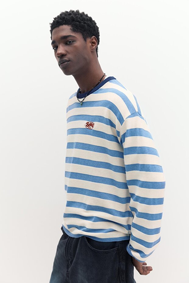 STWD çizgili kazak - 5