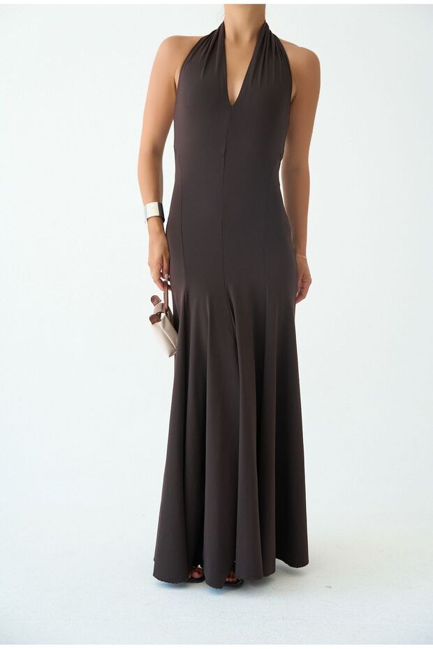 Women's Back Low-cut Long Dress