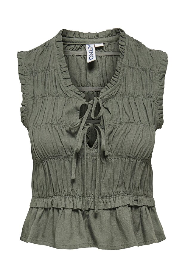 Bluse ONLGOA Leinen Bluse - 2