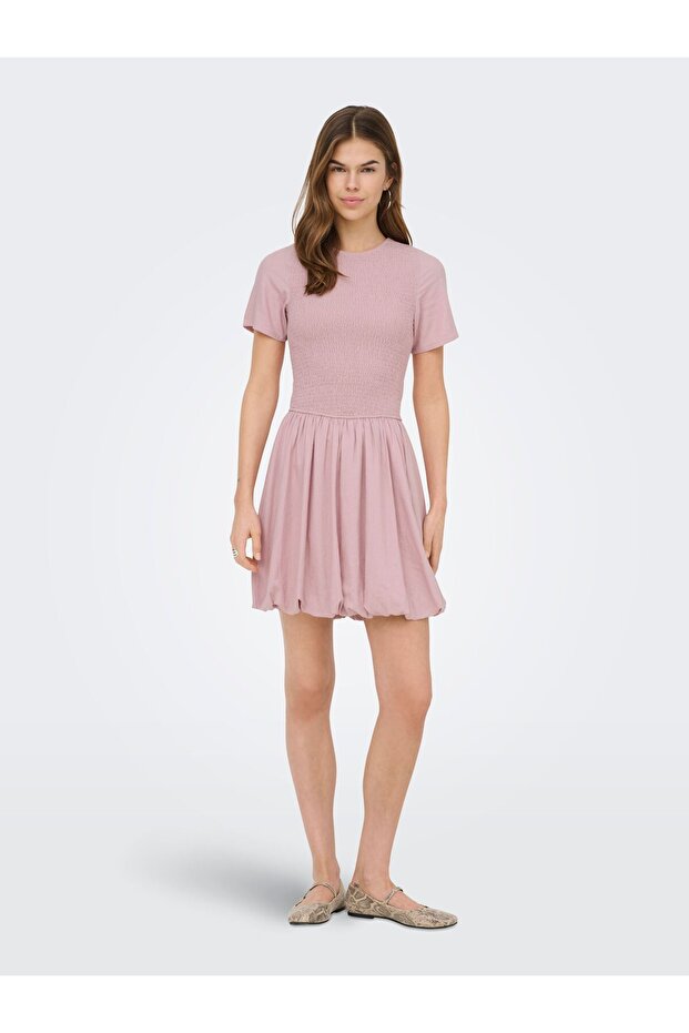 Rochie scurtă de in ONLGOA - 5