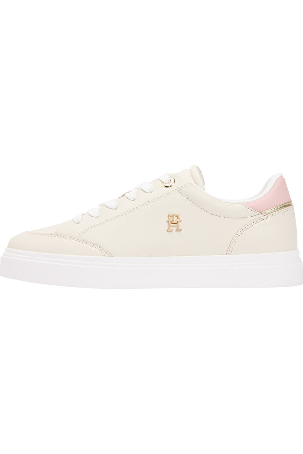 حذاء رياضي نسائي من Th Chic Cupsole باللون البيج