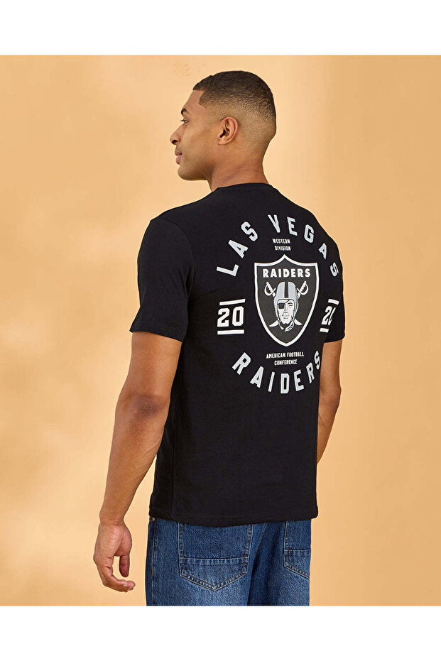 Men Black Printed T-Shirt