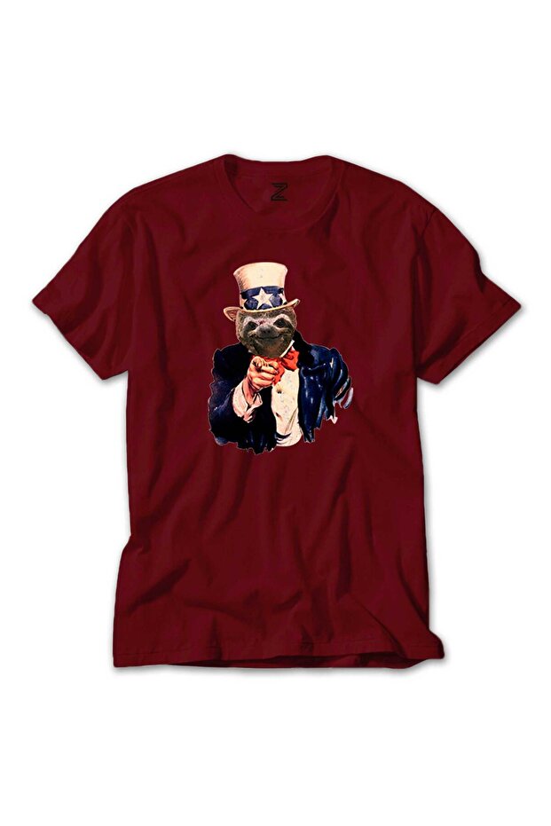 Majica Uncle Bear Sam Red - 1