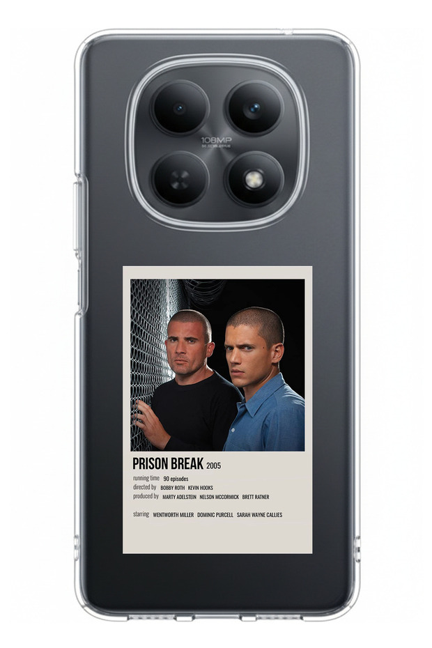 حافظة سيليكون مطبوعة بتصميم Prison Break متوافقة مع Redmi Note 15 4G - 1