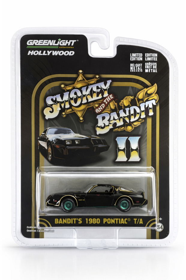 Hollywood Smokey and the Bandit Ii 1980 Pontiac Trans Am Green Machine Chase 1:64 Diecast