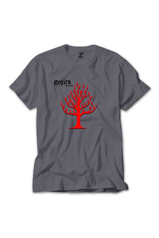 Gojira The Link تي شيرت رمادي